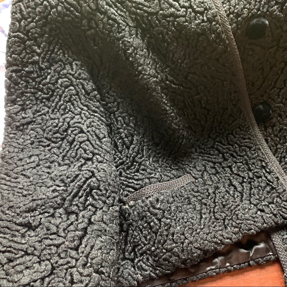 Vintage Faux Persian Lambswool Women’s Short Coat